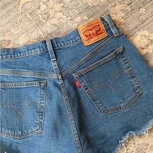 Levi's Blue Denim Jean Shorts